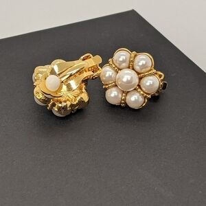 Erwin Pearl Vintage Faux Pearl Clip-On Earrings